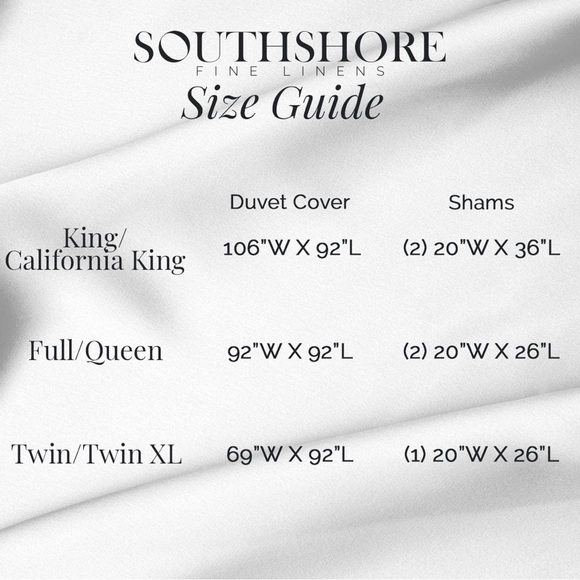 Southshore 3pc Duvet set NEW IN PACKAGING. California king - Picture 4 of 5